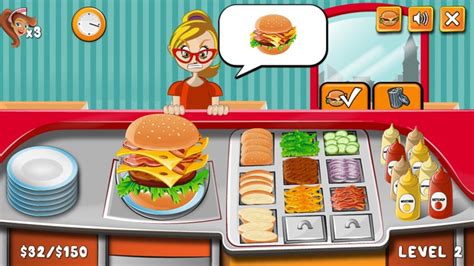 Burger Chef Deluxe - hamburger making game by Paul Winning