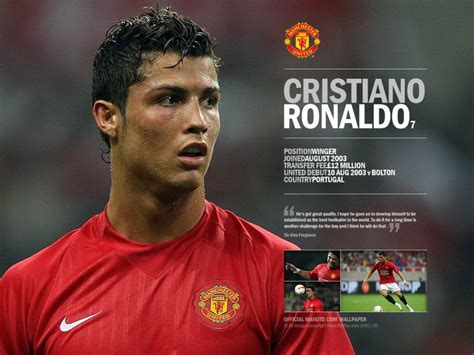 Cristiano Ronaldo With Manchester United | Wallpup.com