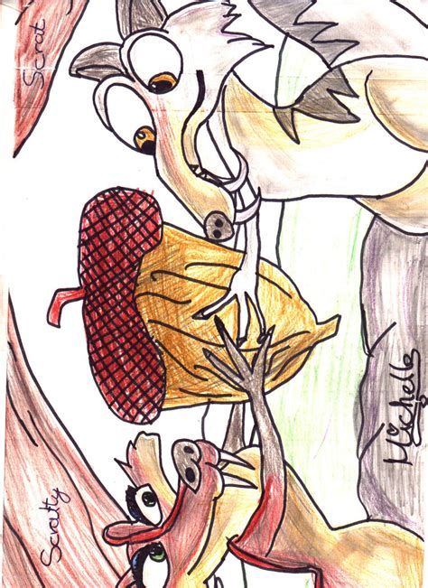 Scrat and Scratte by MarioLuvPeach on DeviantArt