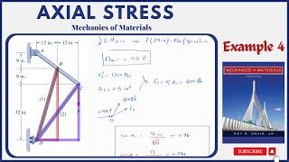 Axial Stress Example 4 - Mechanics of Materials | Doovi