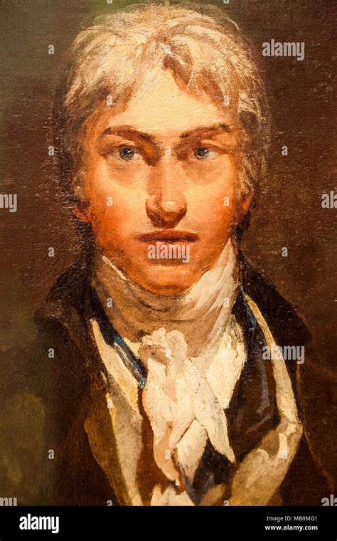 Self Portrait of JMW Turner aged 24 dated 1799 Stock Photo - Alamy