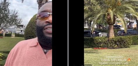 Rick Ross Is On The Scene At The Tyreek Hill House Fire :: Hip-Hop Lately