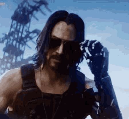 Keanu Reeves GIF - Keanu Reeves Cyber - Discover & Share GIFs