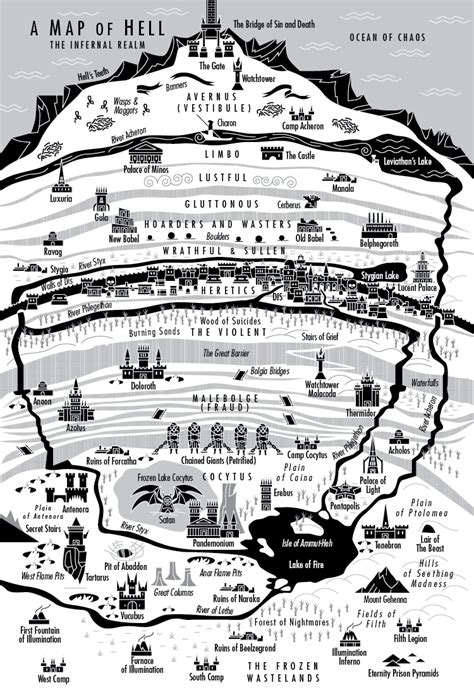 Cutting Edge Conformity: The Geography of Hell: Merging Milton and Dante