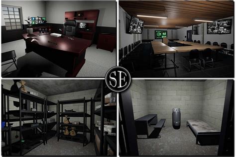 Police Station Interior Exterior Kit - Free Download | Dev Asset Collection