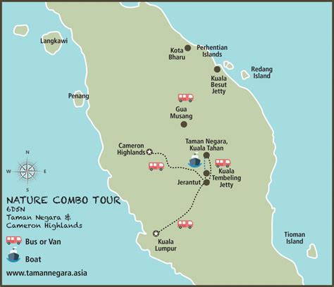 Journey Map: 6D5N Taman Negara + Cameron Highlands | Taman Negara