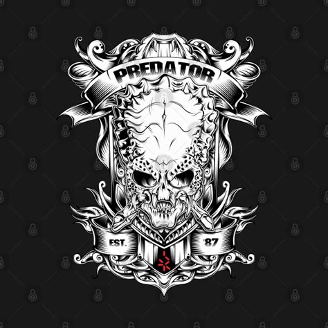 Predator skull - Predators - T-Shirt | TeePublic