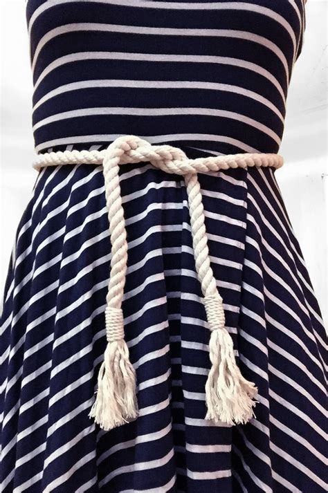 Nautical Rope Belt With Whipping Knot Ends 1/2 - Etsy