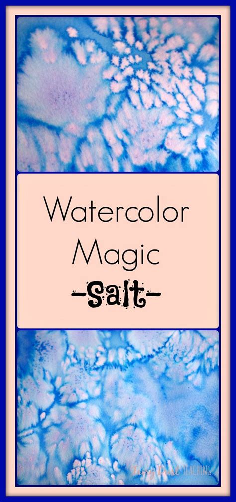 Watercolor Magic – Salt! | Salt art, Salt painting, Salt watercolor