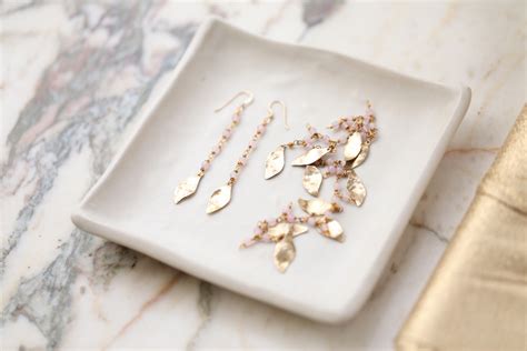 Gold Jewelry with Leaf Details