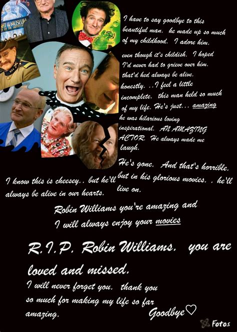 my tribute to robin williams♥♡ - Robin Williams Photo (37450548) - Fanpop