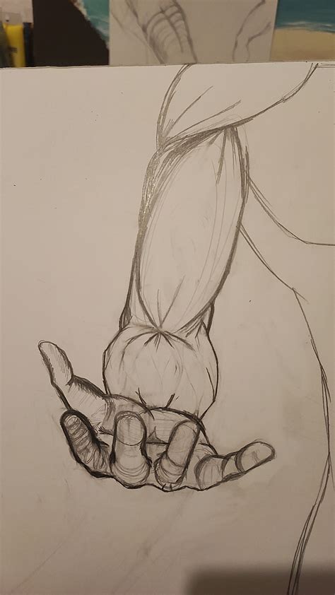 Tried to do a hand in perspective .I dont know if I lack the practice /anatomy.I am open to any ...