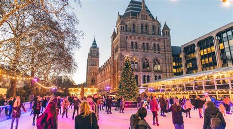 Natural History Museum Ice Rink Skating in London