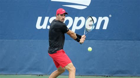 Ricardas Berankis serves past Steve Johnson in four sets on Day 3 - Official Site of the 2024 US ...