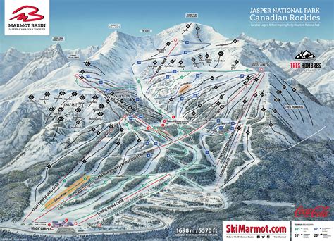 Jasper - Marmott Basin Ski Map Free Download