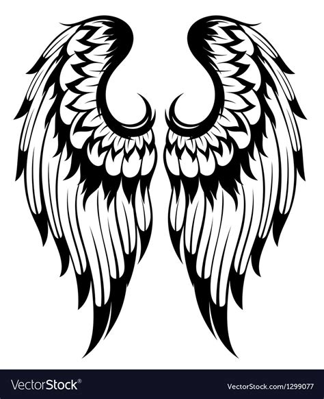 Angel wings Royalty Free Vector Image - VectorStock