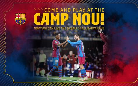 Camp Nou available for Barça fans to play a match