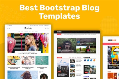 Discover the Perfect Bootstrap Blog Templates for Your Website [Edition]