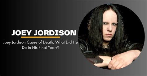 Joey Jordison Cause of Death: What Did He Do in His Final Years ...