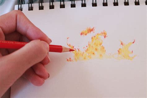 How To Draw Fire With Pencil | Images and Photos finder