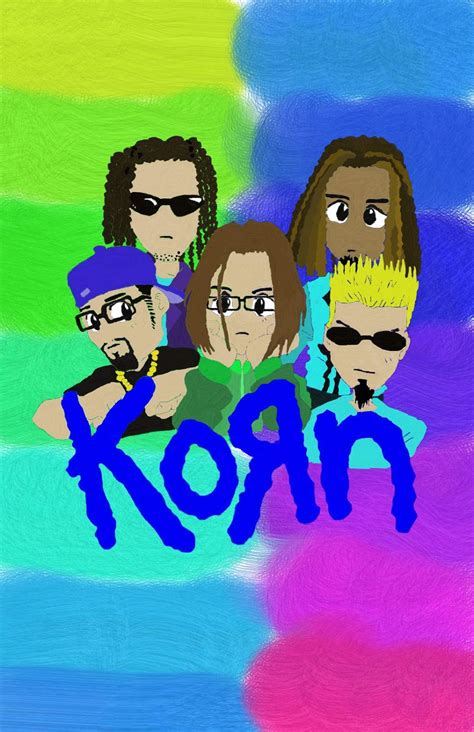 Raee's Artwork: Cartoon version Of Old Korn members