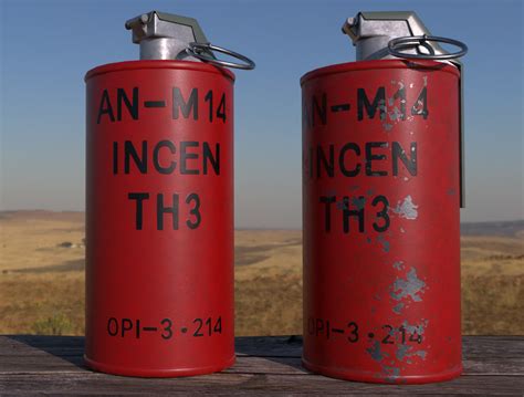 An-m14 th3 grenade 3D model - TurboSquid 1429002