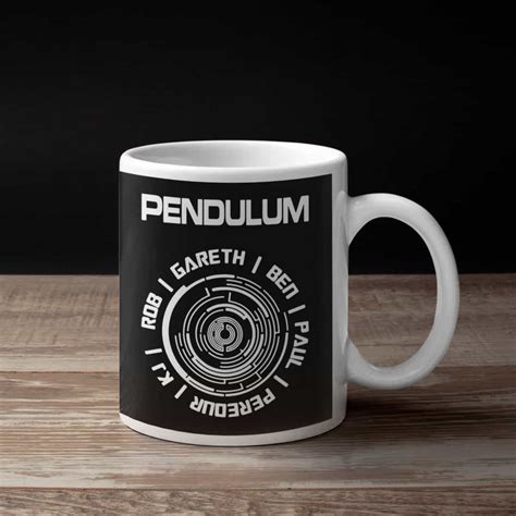 Pendulum Coffee Mug, Pendulum Artwork Coffee Mug – Metal Band T-Shirt | Print On Demand Metal Shop