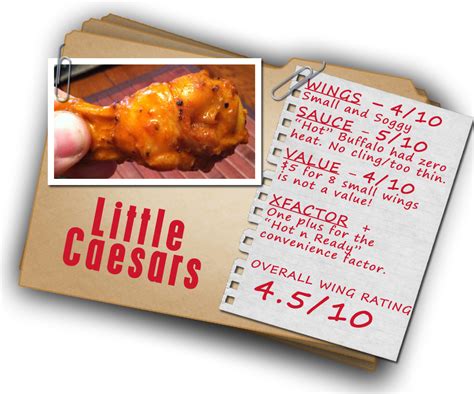 ALL THINGS WINGS - Wing Reviews: Little Caesar's Pizza - Caesar Wings