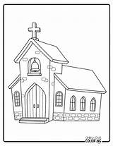 Church Coloring Pages Free PDF Printables  Simply Love sketch template