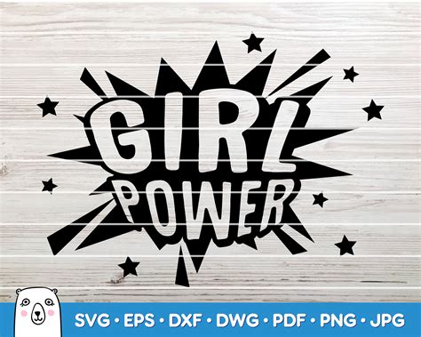 Girl Power SVG / SVG Cut File / Car Decal SVG / Instant | Etsy