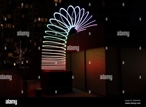 Battersea Power Station Light Festival 2023 Stock Photo - Alamy