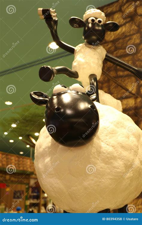 Aardman`s Shaun the Sheep Characters on Displayã€€at Expocity Editorial Stock Photo - Image of ...