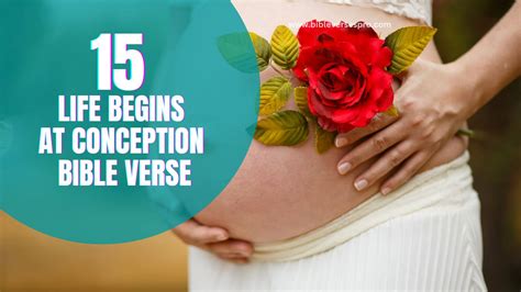 15 Life Begins At Conception Bible Verse - Bible Verses