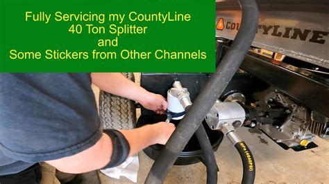 #89 Complete Service of County Line 40 Ton Splitter #countyline #tractorsupply #logsplitter ...