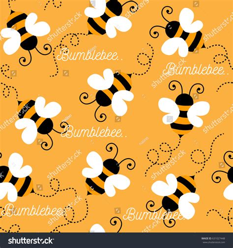 Bee Pattern Background Seamless Pattern: เวกเตอร์สต็อก (ปลอดค่า ...