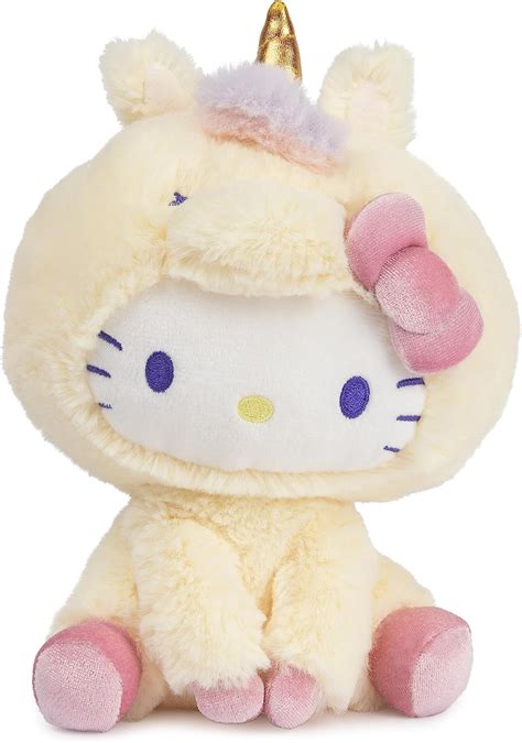 Amazon.com: GUND Sanrio Hello Kitty Unicorn Plush Toy, Premium Stuffed ...