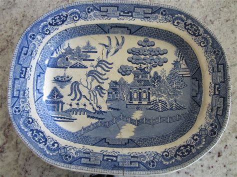 Here and There: Blue Willow China