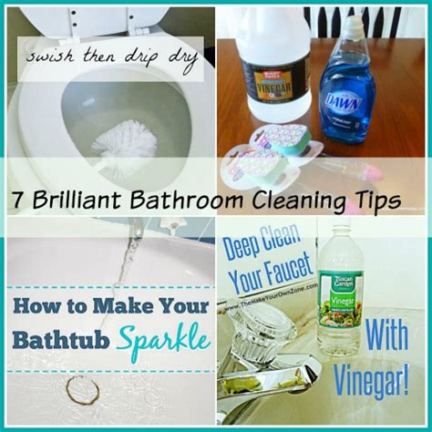 7 Brilliant Bathroom Cleaning Tips