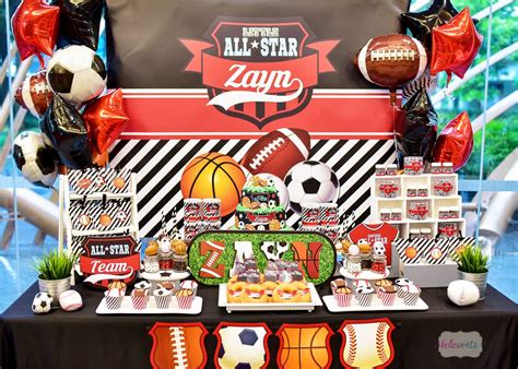 Sports Birthday Party Ideas | Photo 1 of 10 | Catch My Party