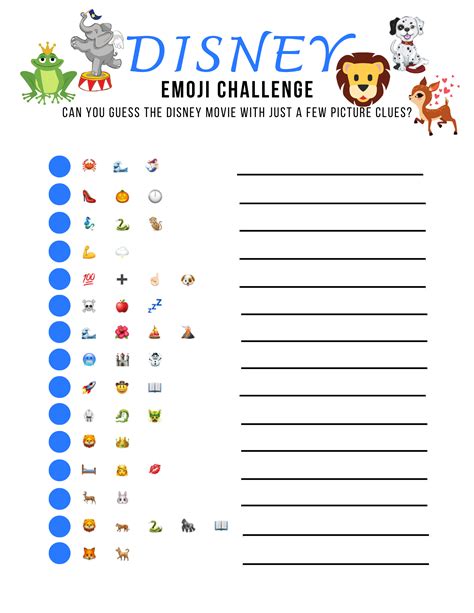 Printable Emoji Quiz With Answers