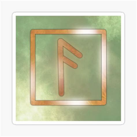 "Ansuz Rune" Sticker for Sale by kakiraalexis | Redbubble