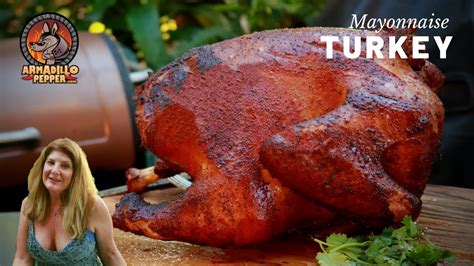 Mayonnaise Turkey Recipe | Smoking A Turkey In Masterbuilt Electric Smoker - YouTube