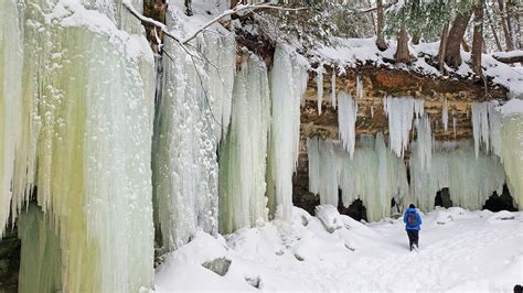 Hiking to the Eben ice caves is a winter adventure in Michigan's Upper ...