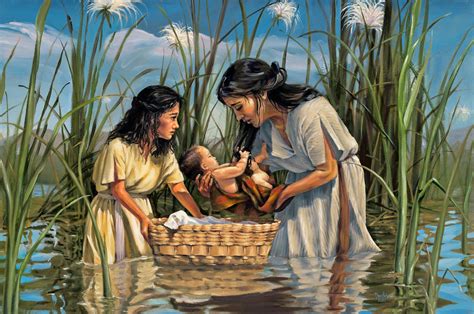 A Mother’s Sacrifice by Megan Rieker | Bible pictures, Prophets of the bible, Baby moses