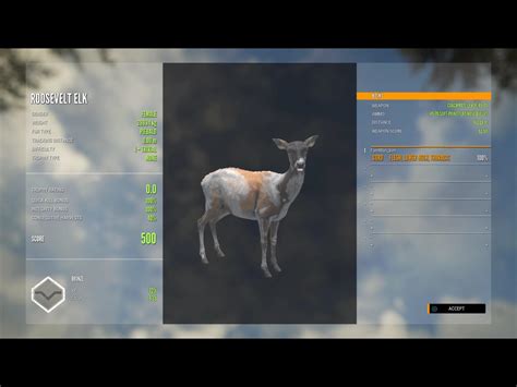 All I want is a piebald bull elk, AND I KEEP KILLING THE RARE FEMALES ...