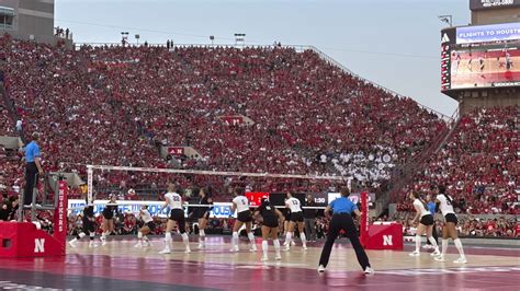 Nebraska volleyball breaks world attendance record for women’s sporting ...