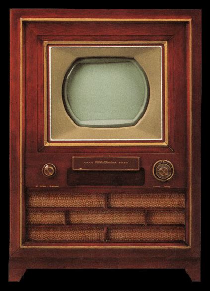 The first color TV by RCA, 1954 (public domain). Case # 27WDF and 28PYB. | Download Scientific ...