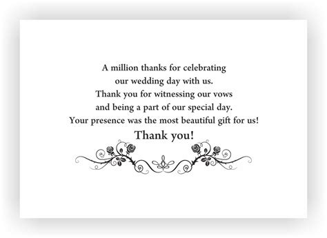 Thank You Note to accompany your wedding Return Gift – CHOCOCRAFT