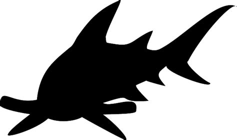 Shark Hammerhead Silhouette · Free vector graphic on Pixabay