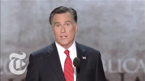 Election 2012 | Mitt Romney's R.N.C. Speech | The New York Times - YouTube